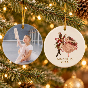 Adorno De Cerámica Elegante Foto de Navidad del Ballet Cascanueces Vi
