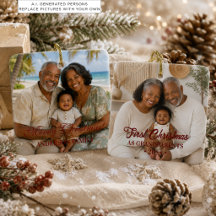 Elegante primer Navidad como abuelos 2 Fotos