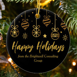 Adorno De Cerámica Elegante regalo de Navidades de negocios Personali