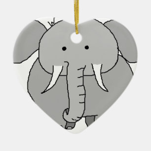 Adorno De Cerámica Eli el elefante