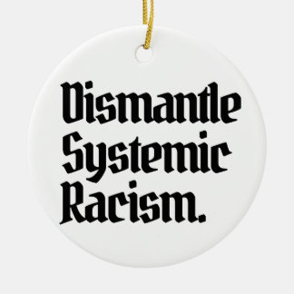 Adorno De Cerámica Eliminar el racismo sistémico