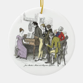 Adorno De Cerámica Elizabeth actúa - Jane Austen Orgullo & Prejuicio