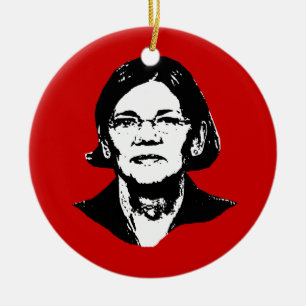 Adorno De Cerámica Elizabeth Warren -