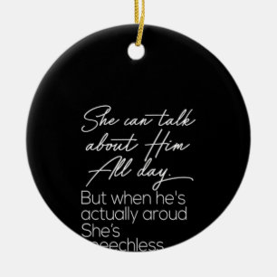 Adorno De Cerámica ella puede hablar de cine todo el día pero cuando 