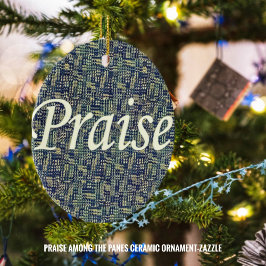 Adorno De Cerámica Elogios entre los panes