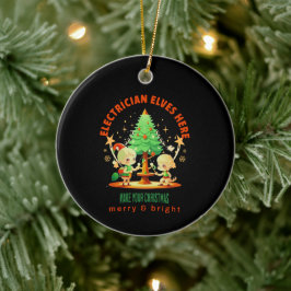 ADORNO DE CERÁMICA ELVES ELÉCTRICOS AQUÍ