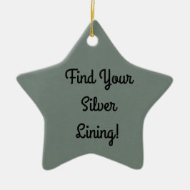 Adorno De Cerámica Embellecedor plateado