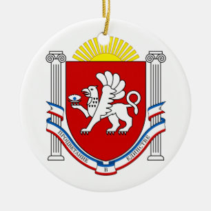 Adorno De Cerámica Emblema de Crimea