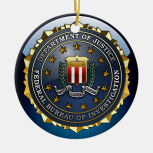 Adorno De Cerámica Emblema del FBI
