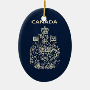 Adorno De Cerámica Emblema nacional de Canadá