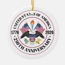 Emblema Patriótico del Águila del 250 Aniversario