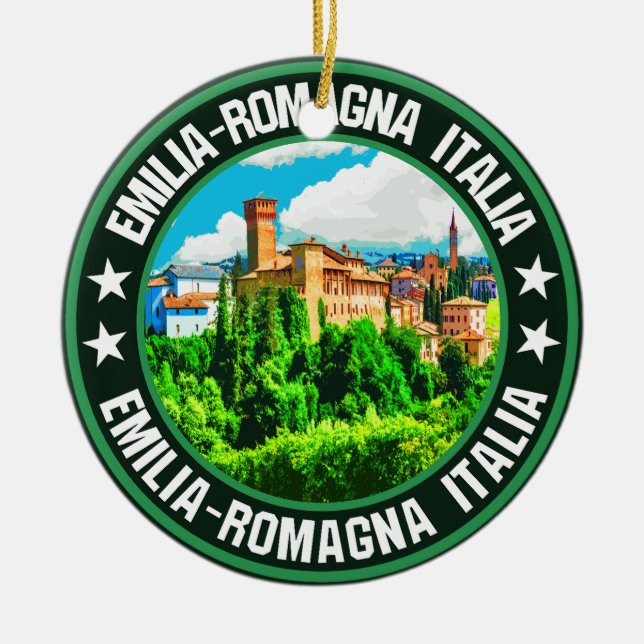 Adorno De Cerámica Emilia-Romagna (Frente)
