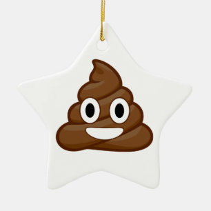 Adorno De Cerámica emoji de poop