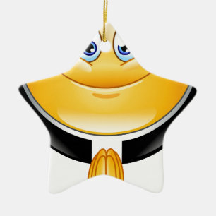 Adorno De Cerámica emoji del sacerdote