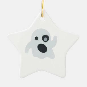 Adorno De Cerámica emoji fantasma
