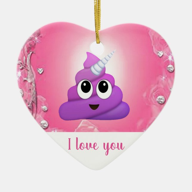 Adorno De Cerámica Emoji mágica personalizada del impulso del (Frente)