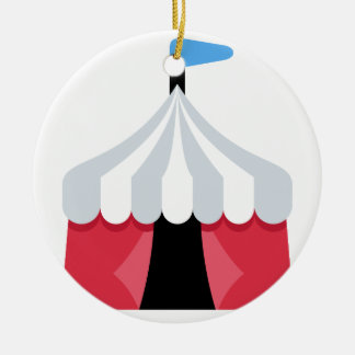 Adorno De Cerámica Emoji Twitter - Circus Tent