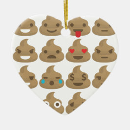 Adorno De Cerámica emojis de poop