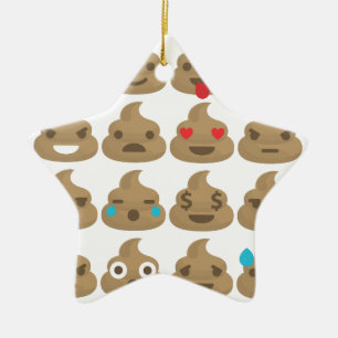 Adorno De Cerámica emojis de poop