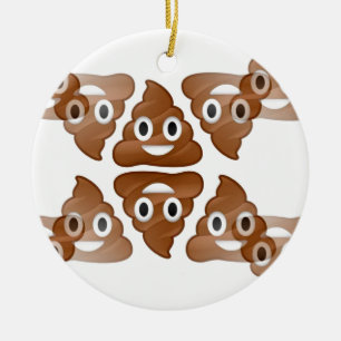 Adorno De Cerámica emojis de poop