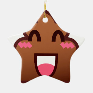 Adorno De Cerámica emojis de poop kawaii
