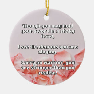 Adorno De Cerámica Empath Warrior Positive Citation Animation