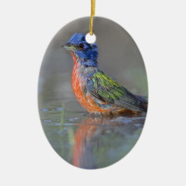 Adorno De Cerámica Empavesado pintado varón