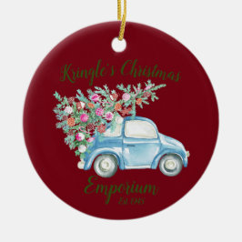 Adorno De Cerámica Emporio de los Navidades de Kringle