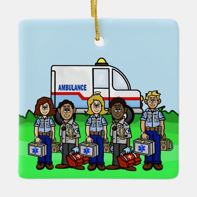 Adorno De Cerámica EMS Week Ornament (Anverso)