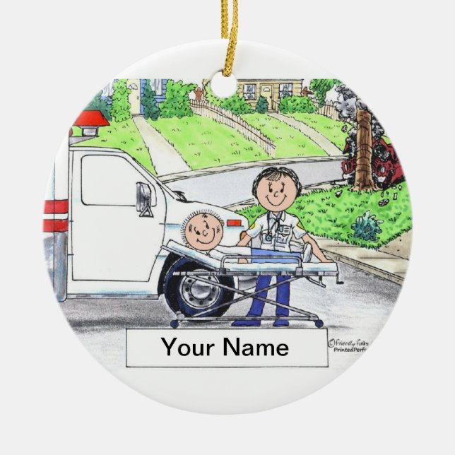 Adorno De Cerámica EMT - Mujeres (Frente)