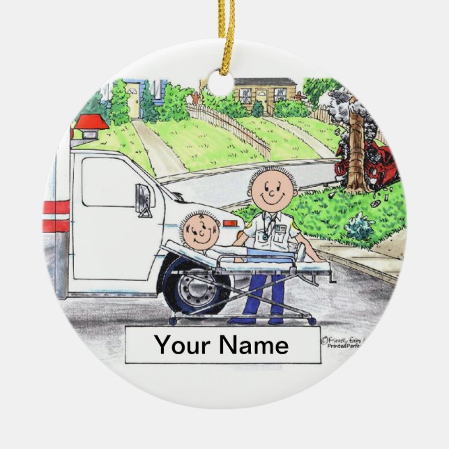 Adorno De Cerámica EMT - Varón (Frente)