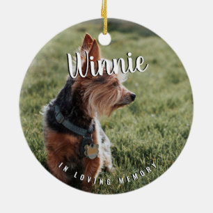 Adorno De Cerámica En amor por la memoria Mascota de foto Keepsake Me