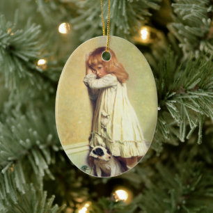 Adorno De Cerámica En desgracia por Charles Burton Barber, arte vinta