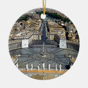 Adorno De Cerámica En el Vatican
