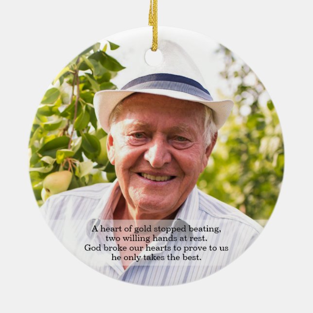 Adorno De Cerámica En la condolencia fúnebre de la memoria cariñosa - (Atrás)