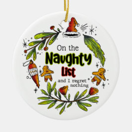 Adorno De Cerámica En La Lista Triste Y No Lamento Nada