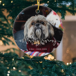 Adorno De Cerámica En la memoria amorosa Mascota recuerdo