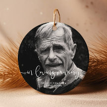 En la memoria de amor Elegante Foto de recuerdo