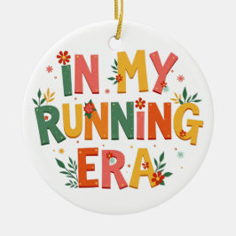 Adorno De Cerámica En mi era de correr, divertido regalo para corredo