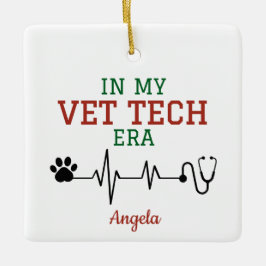 Adorno De Cerámica En Mi Era de Técnico Veterinario