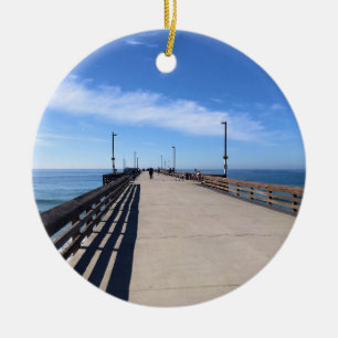 Adorno De Cerámica En Newport Pier, Newport Beach, California