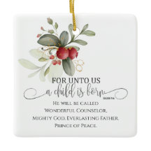 En nosotros un niño nace Isaías 9:6 Navidades Bibl