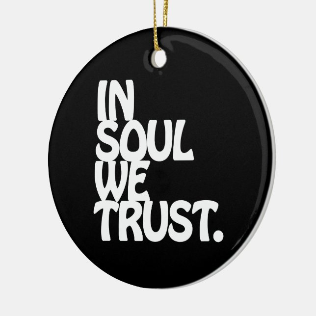 Adorno De Cerámica En Soul Confiamos. (Izquierda)