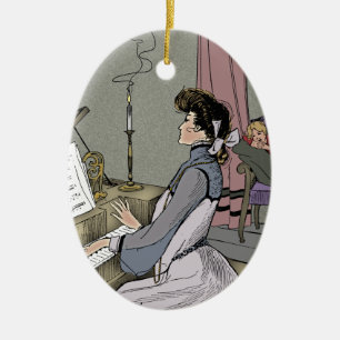 Adorno De Cerámica En su piano