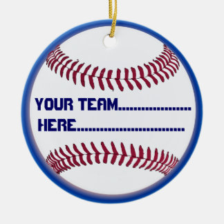 Adorno De Cerámica Encanto americano y recuerdo del softball