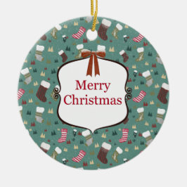 Adorno De Cerámica "Encanto de los Navidades"