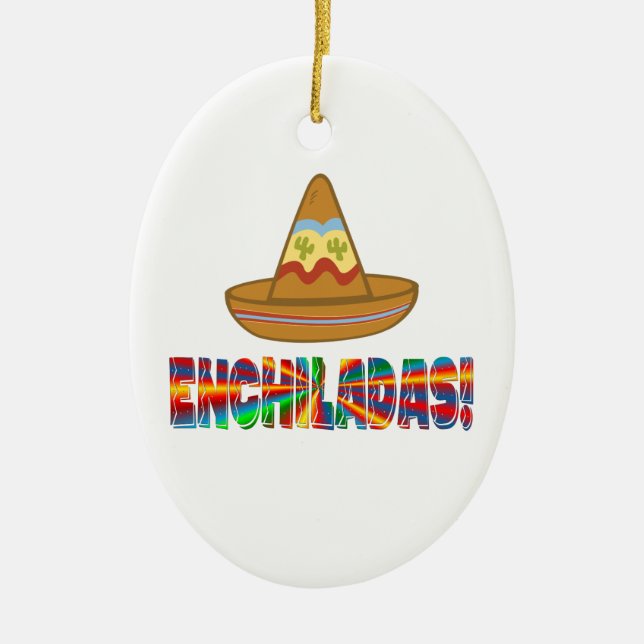 Adorno De Cerámica Enchilada Amor (Frente)