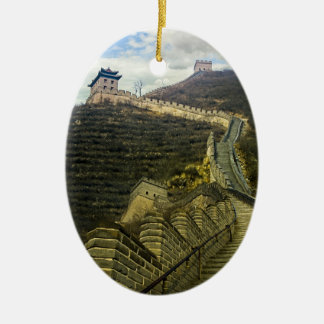 Adorno De Cerámica Encima de la Gran Muralla