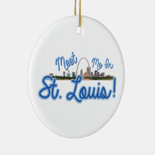 Adorno De Cerámica ¡Encuéntrame En St. Louis!