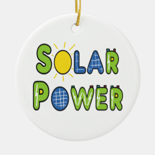 Adorno De Cerámica Energía solar